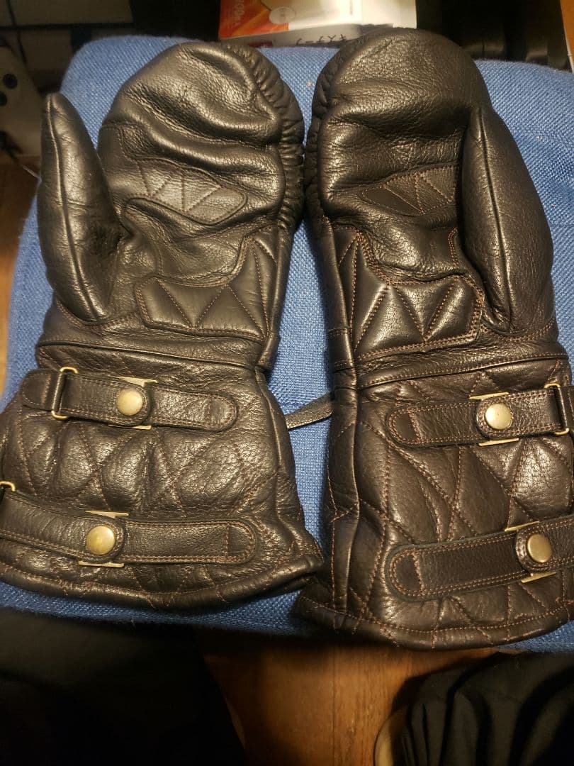 PowWow パウワウ　ガントレット　ミトンタイプ　寒冷地用　バイクグローブ