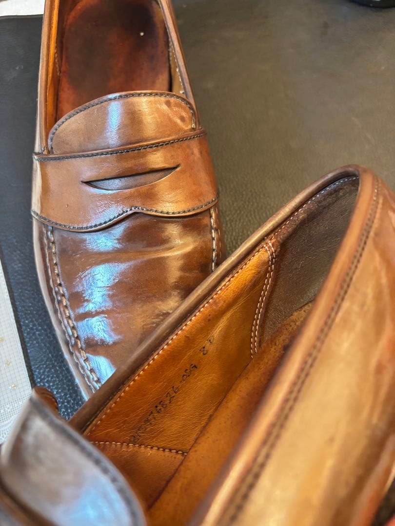 Ralph Lauren ラルフローレン(クロケット製) コードバン ローファー