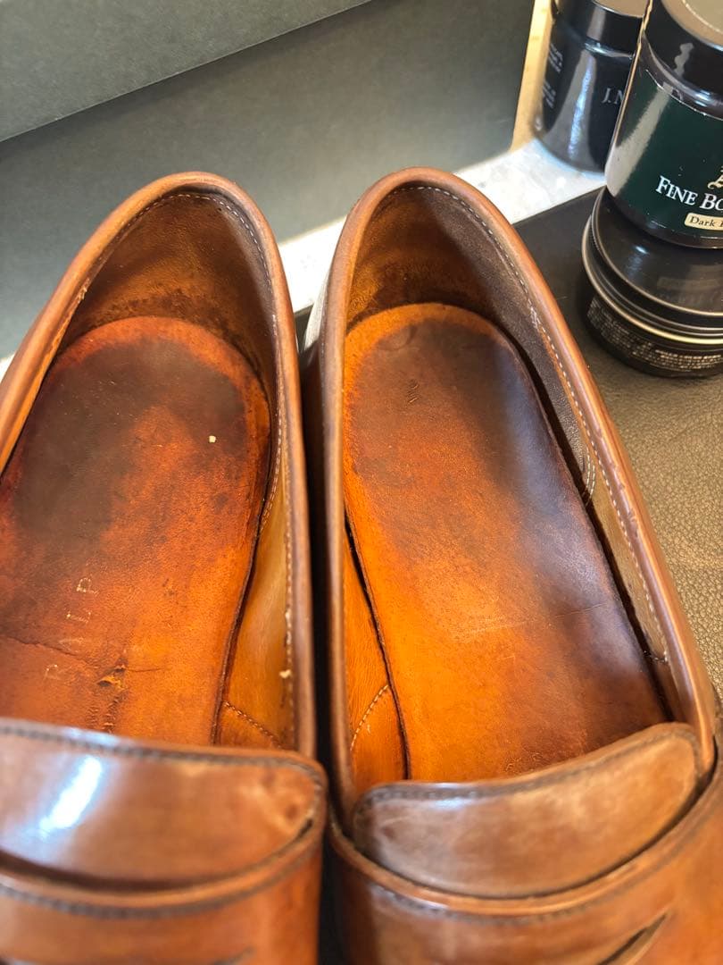 Ralph Lauren ラルフローレン(クロケット製) コードバン ローファー