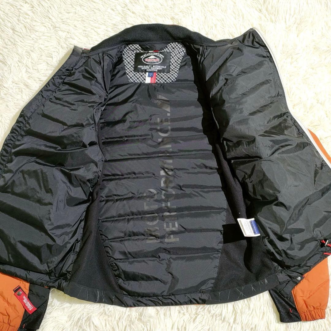 【極美品】クシタニ ホワイトグースダウンジャケット オレンジ Lサイズ