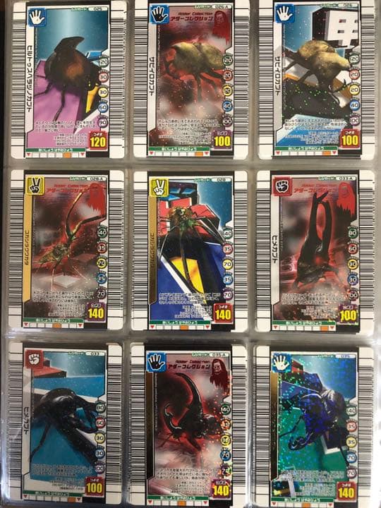 ムシキング　3億枚突破記念バージョン　ノーマル虫、アダー　フルコンプ　58枚