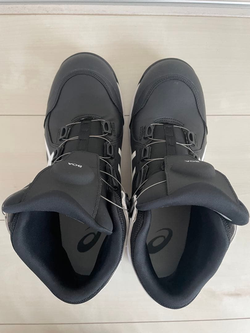 【KaNao】アシックス　ＣＰ３０４ ＢＯＡ ブラック×ホワイト