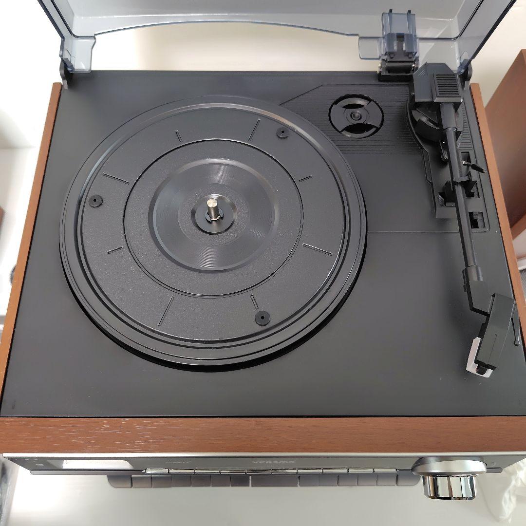 VERSOS マルチレコードプレーヤー ダブルカセット VS-M003 ベルソス