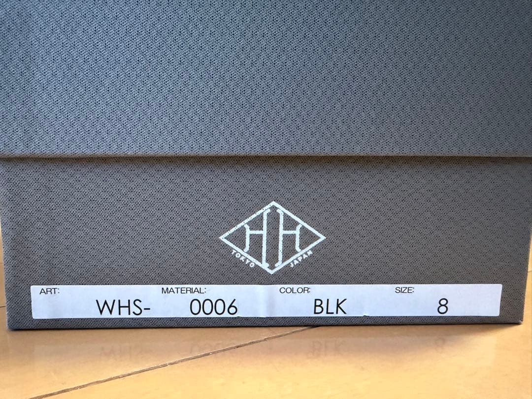 WH プレーントゥ　黒　干場スペシャル　サイズ8