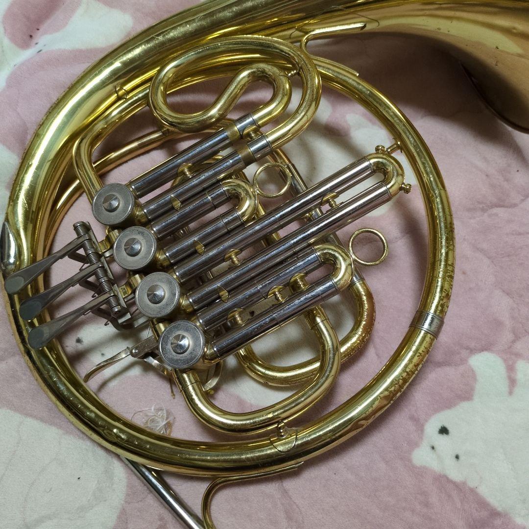 最*☆様 YAMAHA　YHR321フレンチホルン本体 4バルブ ゴールド本体の