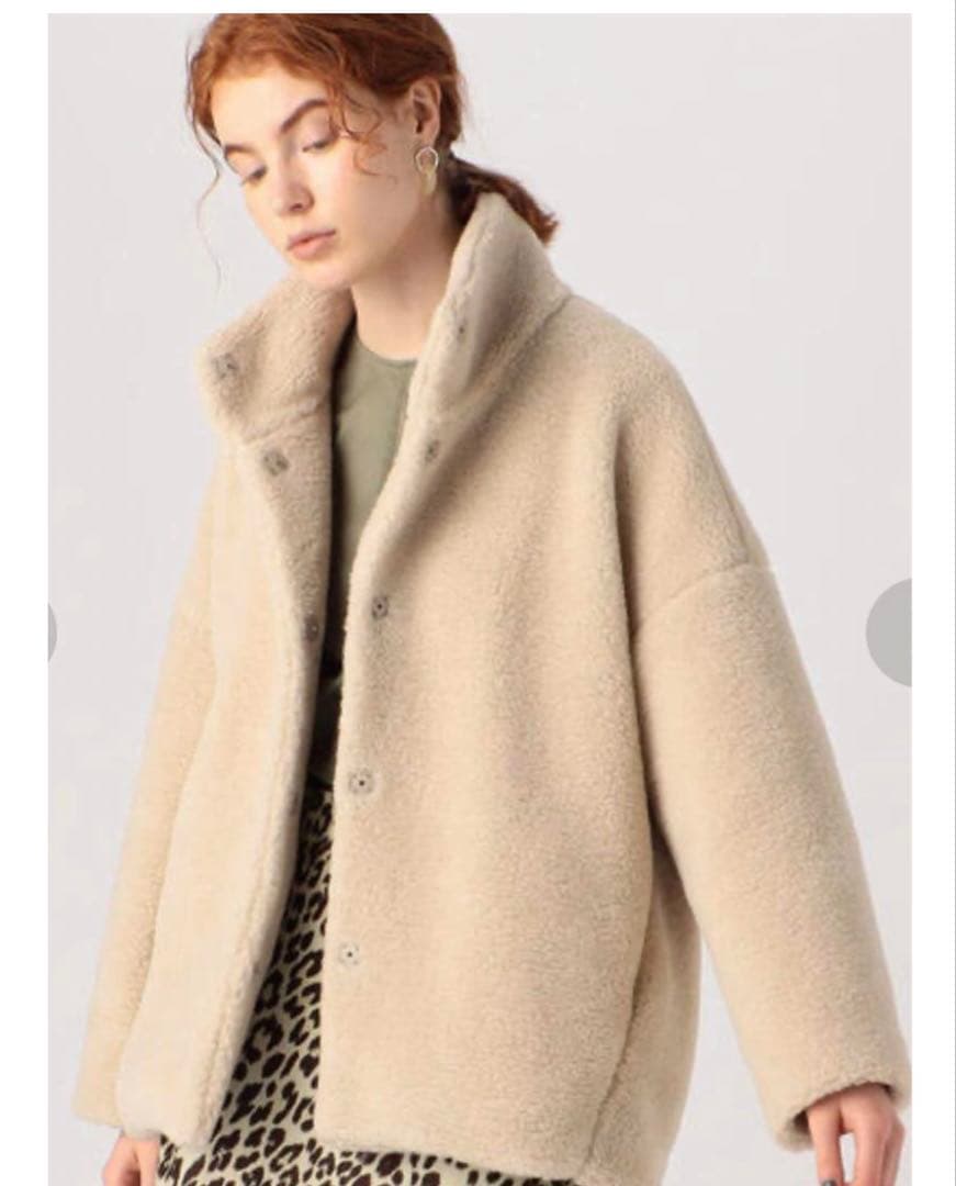 Ballseyボールジィ　ボアスライバー スタンドネックコート