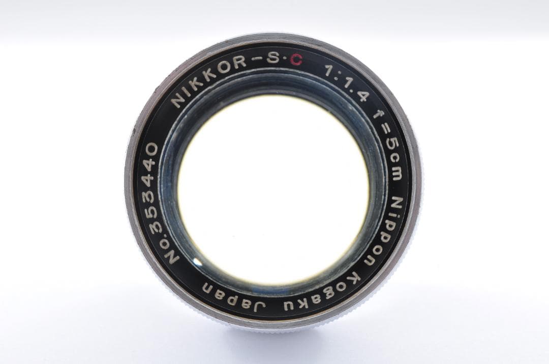 レンズ(単焦点) Nikon Nikkor-S.C 5cm 50mm F1.4