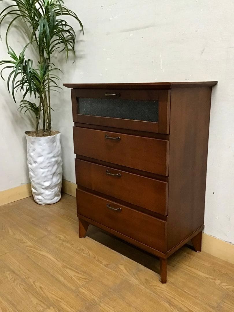 管297☆北欧アンティーク☆ベルクチェスト☆ラバーウッド