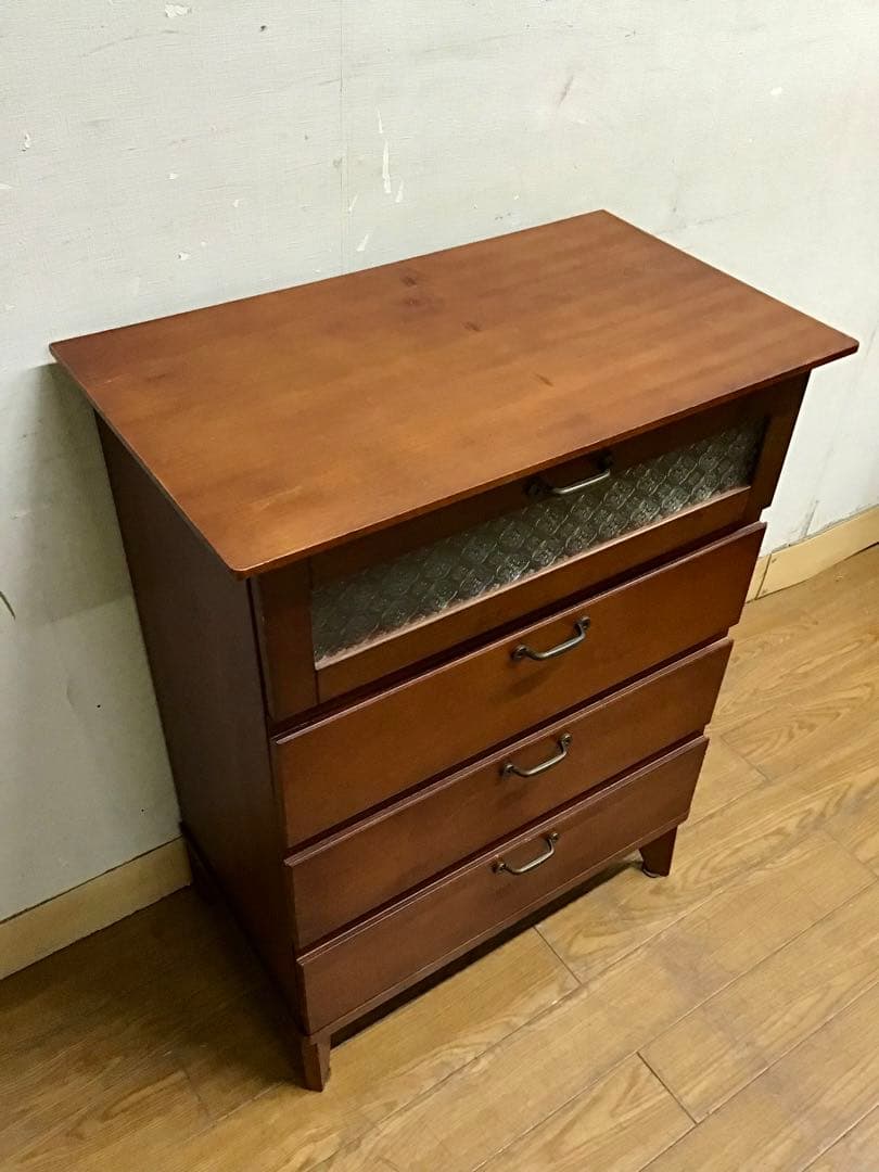 管297☆北欧アンティーク☆ベルクチェスト☆ラバーウッド