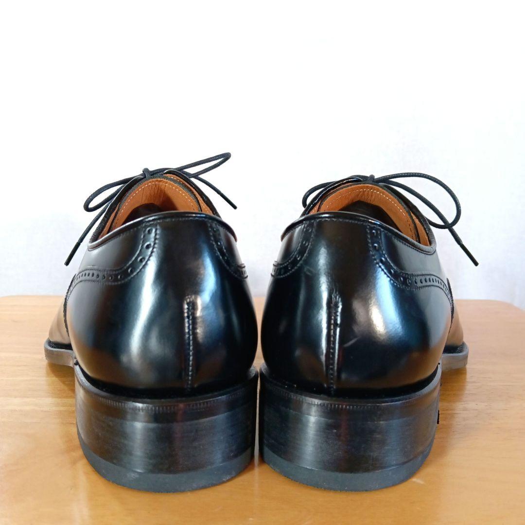 極美品◆REGAL リーガル 319R メダリオン ブラック レザー 25cm