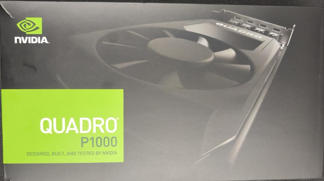 NVIDIA QUADRO P1000 グラフィックボード 付属品あり