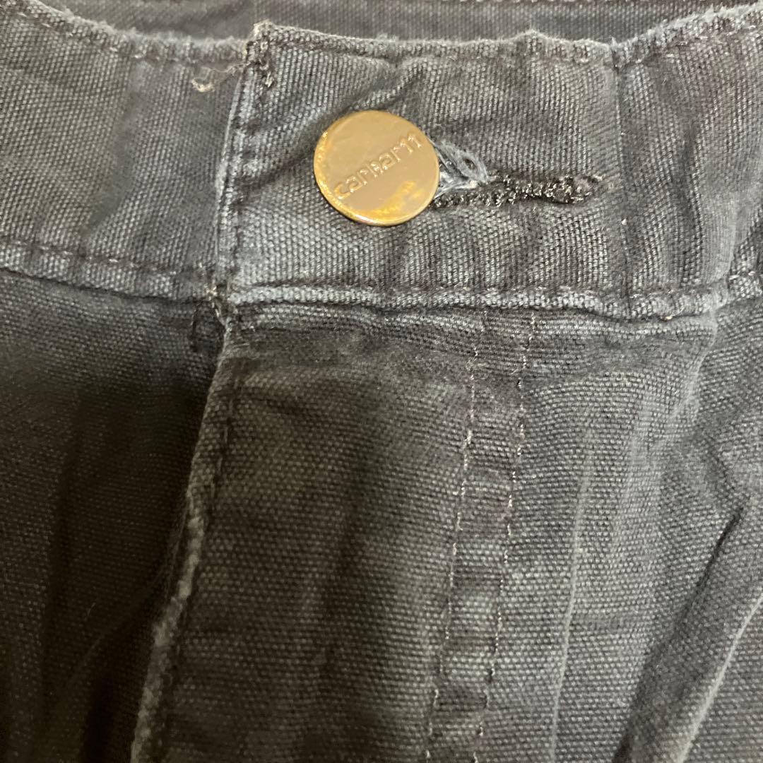 マ*ク様 carhartt ダック　ペインターパンツ　ブラック　ワークパンツ　3