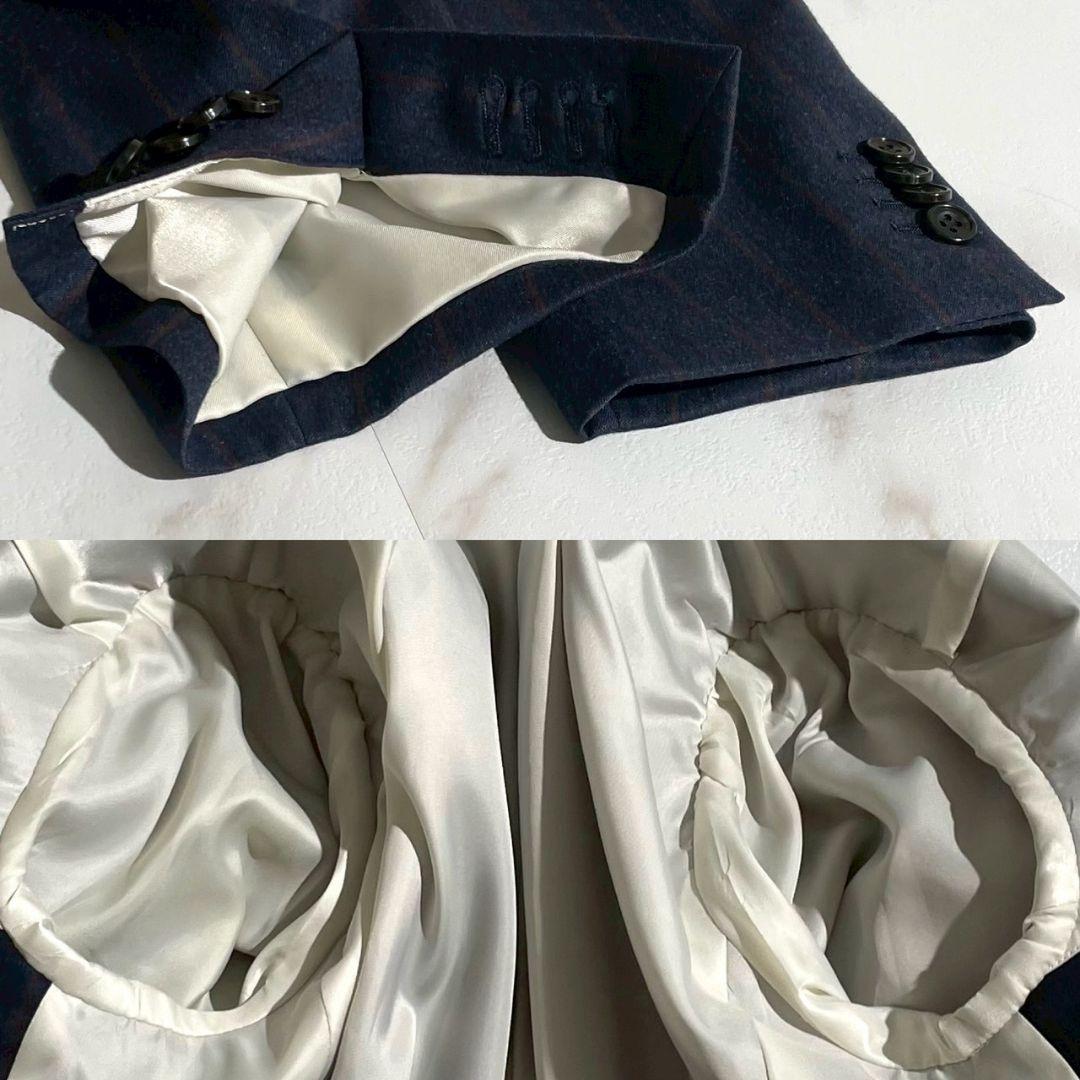 希少美品！エルメネジルドゼニア最上級14ミルミル14生地使用スリーピーススーツL