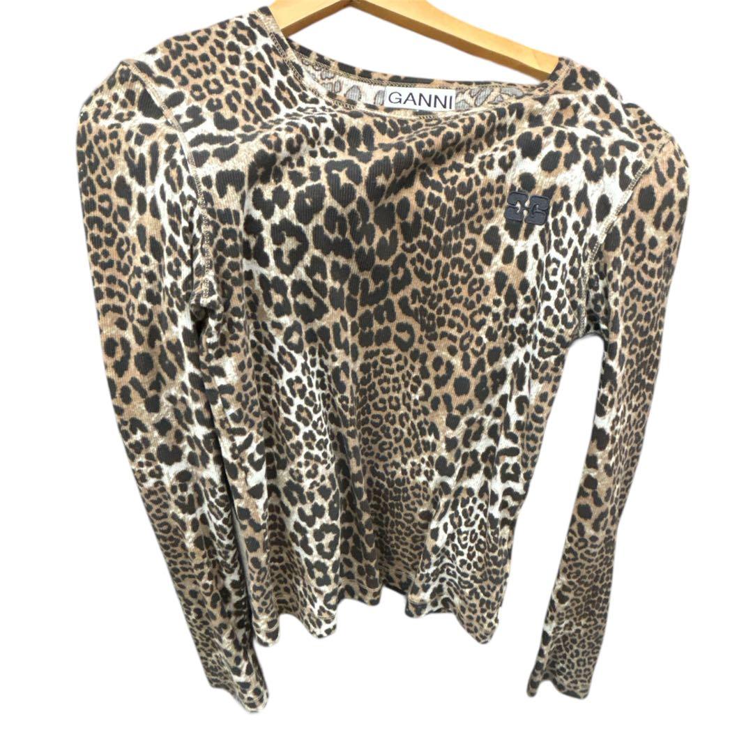 【値下げ可】GANNIレオパード トップス