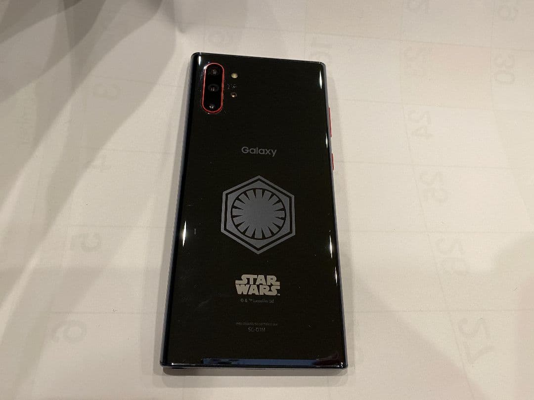 値下げ GalaxyNote10+ StarWars 本体 イヤホン等付属品新品