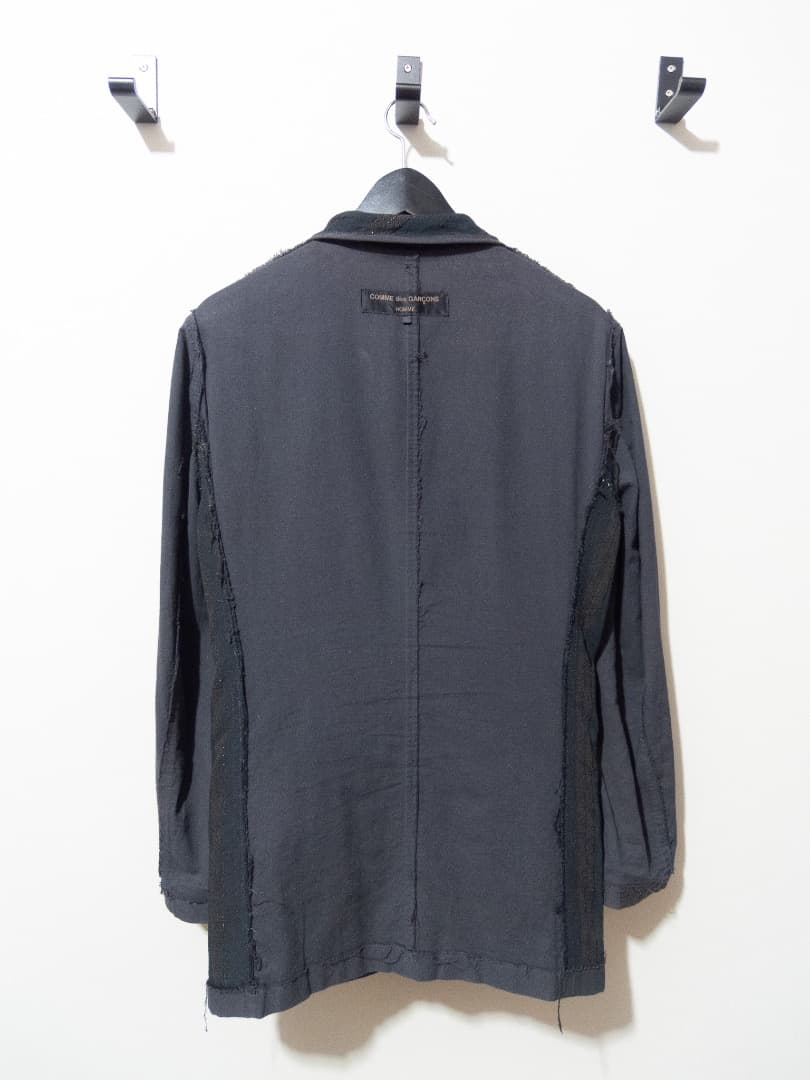 コムデギャルソンオム リバーシブル ツイード テーラードジャケット