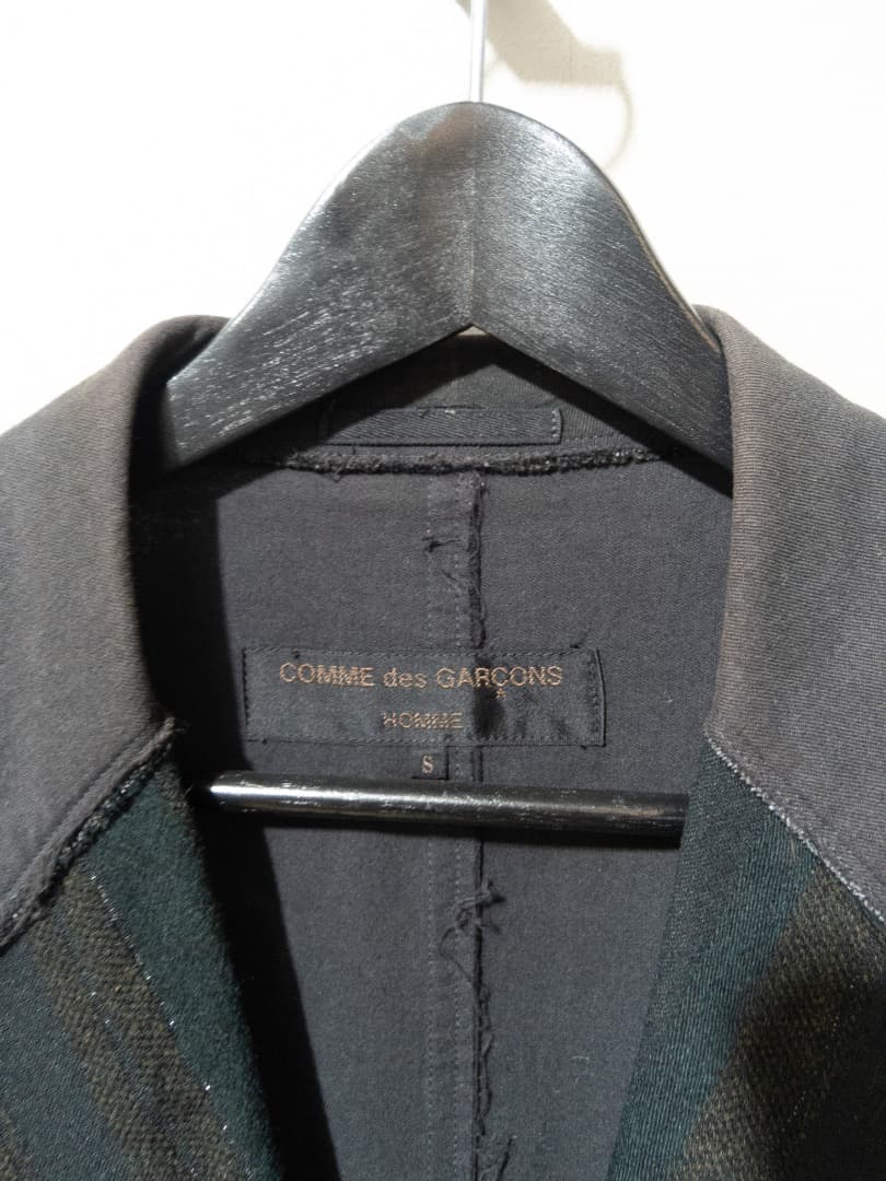 コムデギャルソンオム リバーシブル ツイード テーラードジャケット