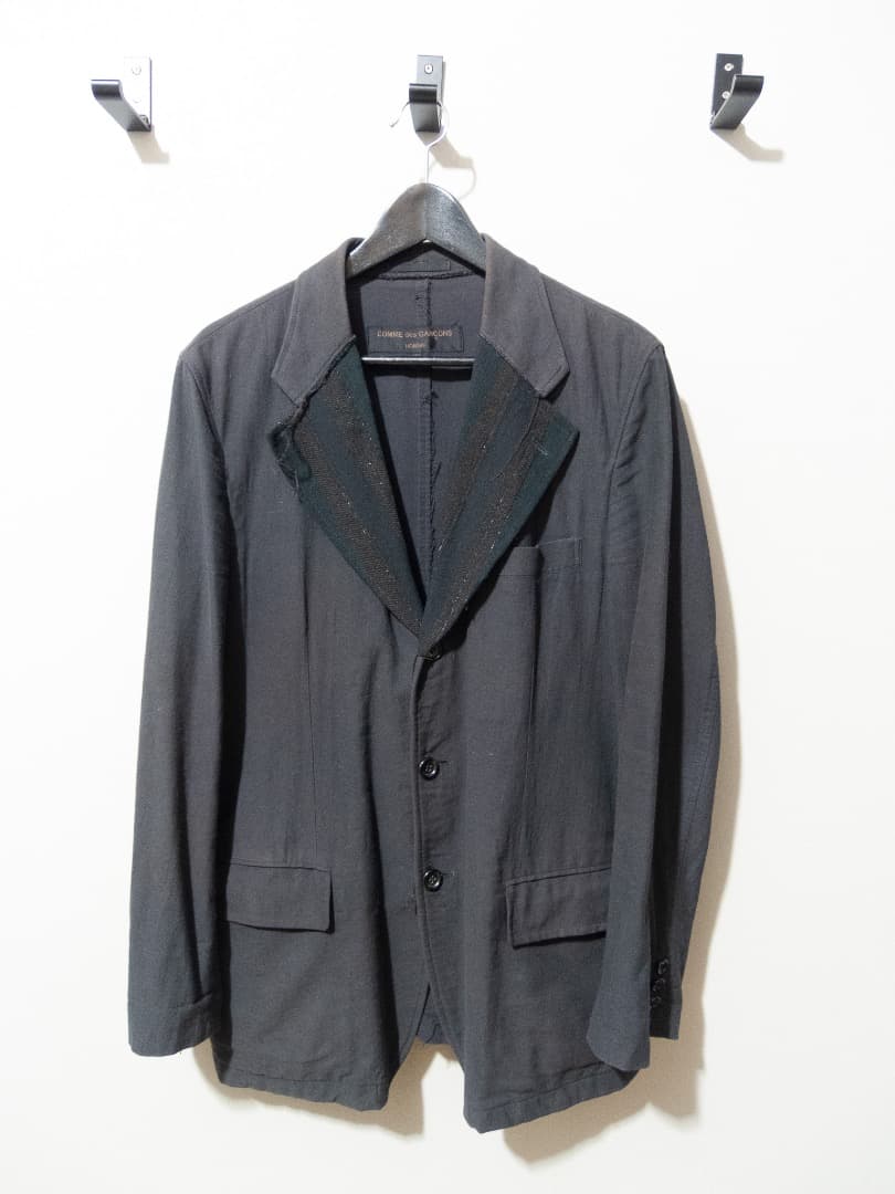 コムデギャルソンオム リバーシブル ツイード テーラードジャケット