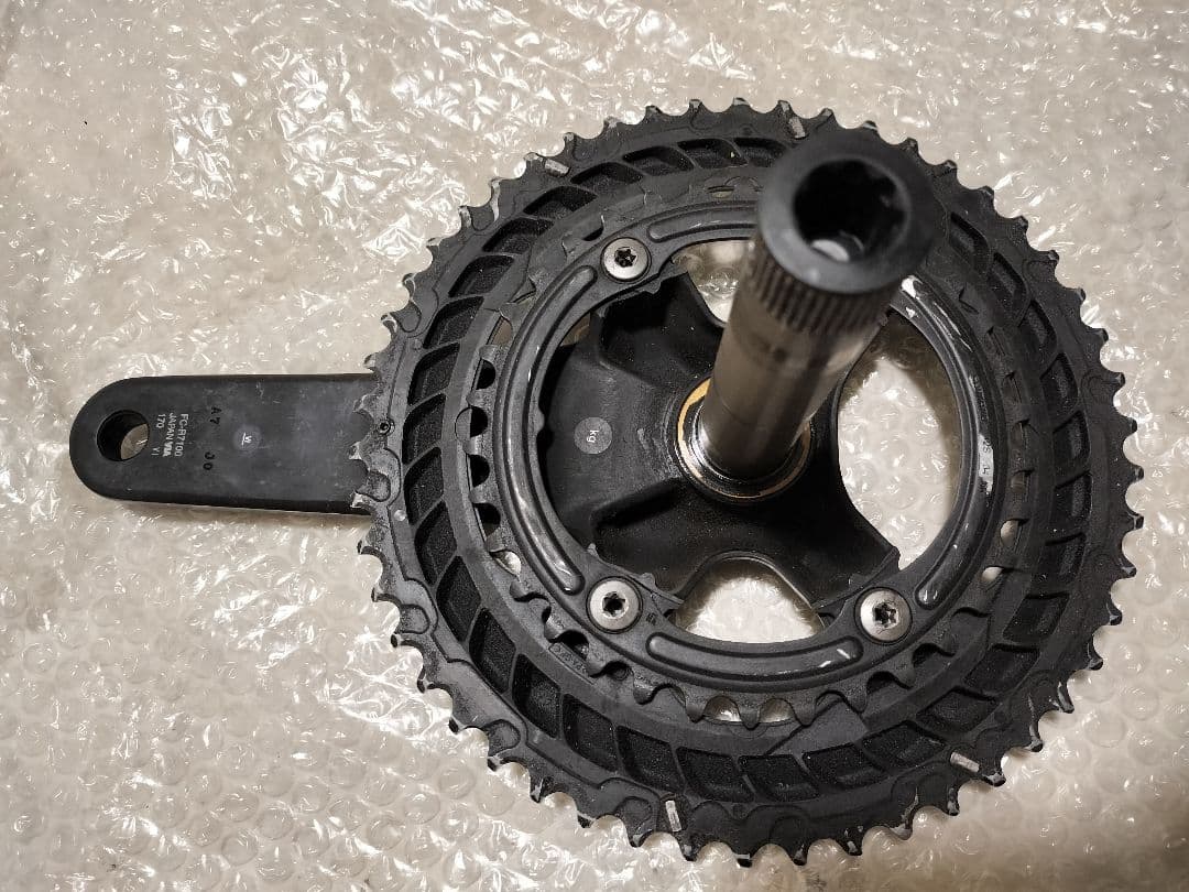 Shimano105 R7100クランク+ビンディングペダル+チェーン