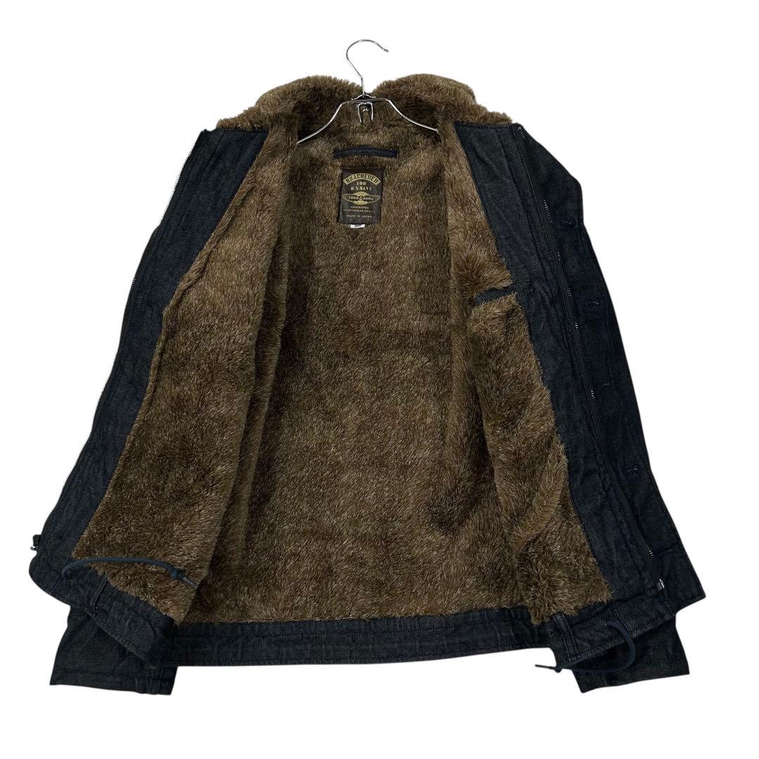美品 日本製 KNACKERED N-1 デッキジャケット メンズM デニム地