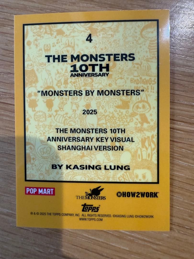 ス*O様 2025 Topps Chrome Labubu ラブブ トレカ シリ