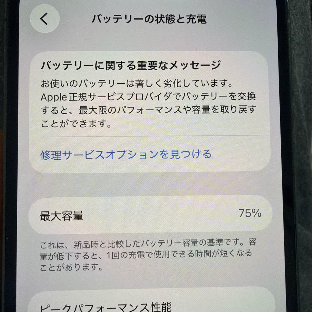 iPhone 13 Pro 256GB SIMフリー 美品 バッテリー75％