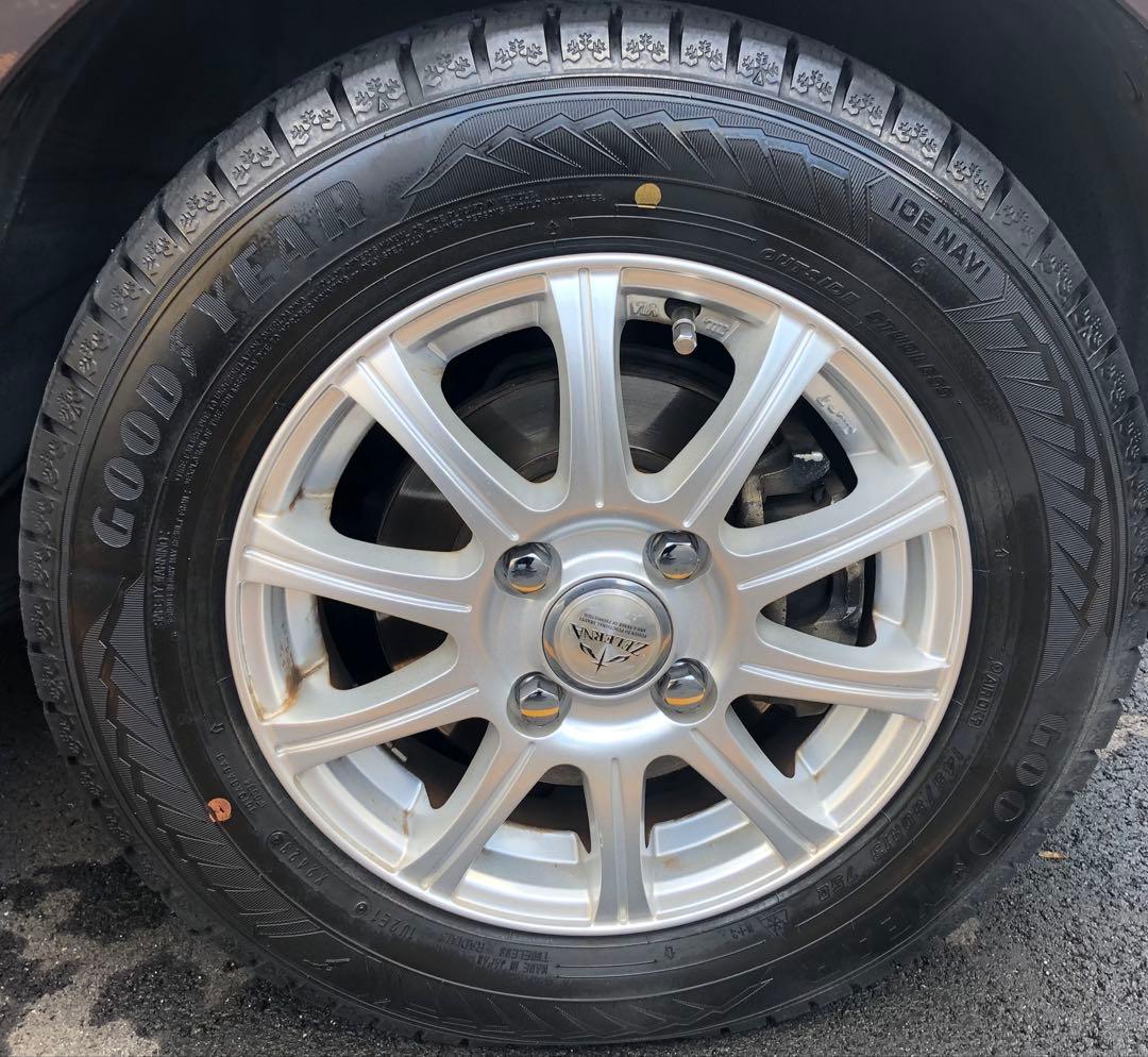 本州◉送料込み◉スタッドレスホイール&タイヤセット　145/80R13 軽自動車