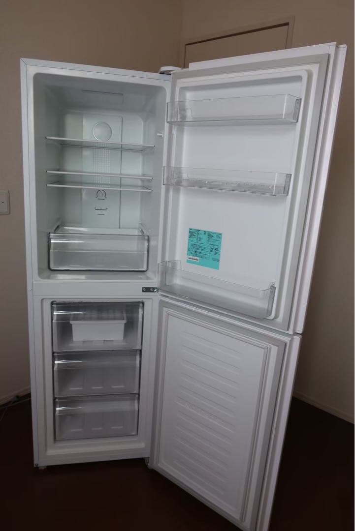 【Ｍ】ハイアール 218L 冷凍冷蔵庫 JR-NF218B-W