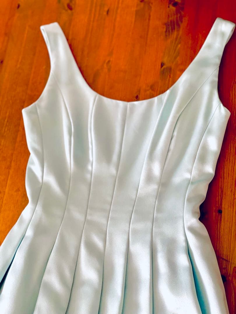 水色 ロングドレス　演奏会