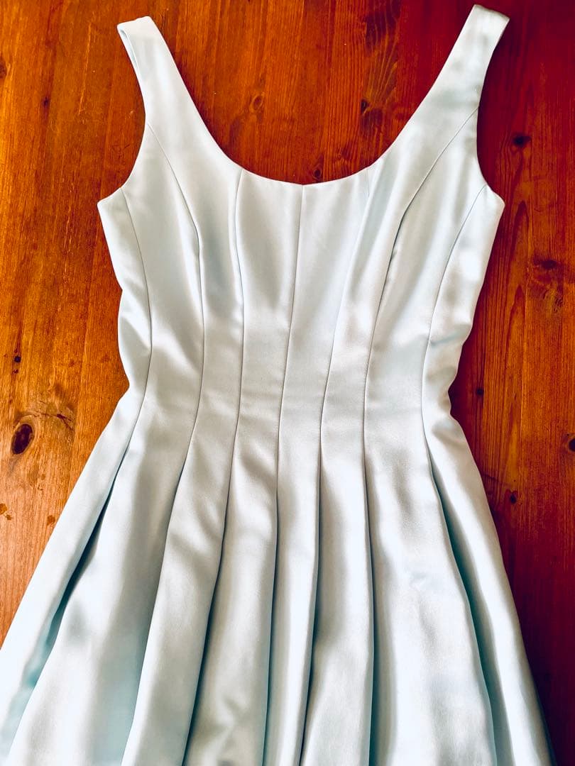 水色 ロングドレス　演奏会