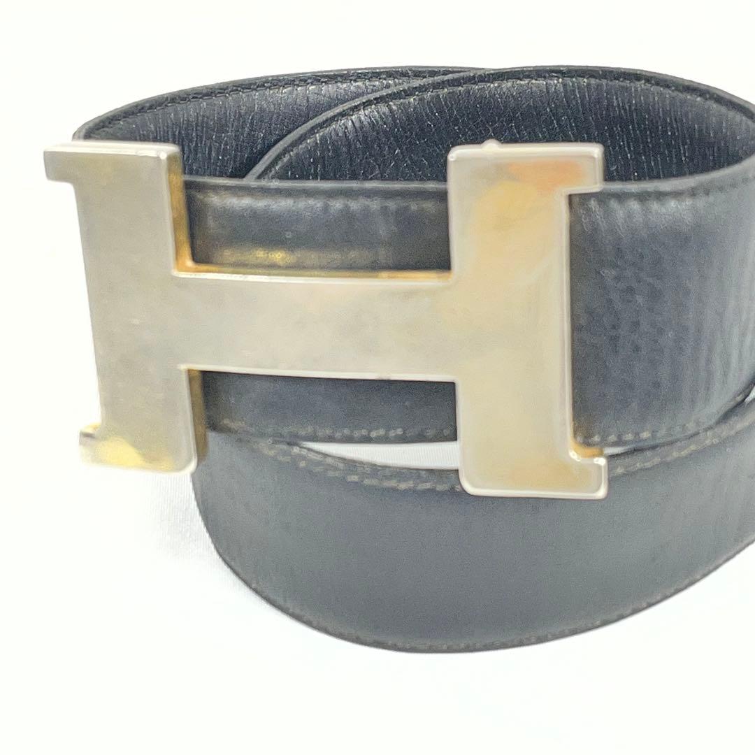 Hermes エルメス　Hロゴバックルレザーベルト