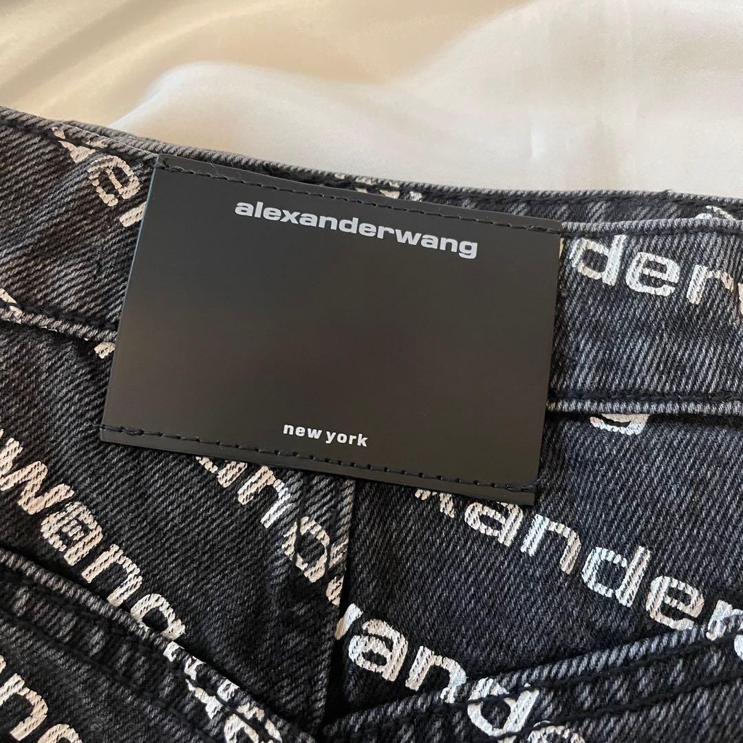 ■ alexander wang Bite ハイライズ ロゴ ショーツ ■