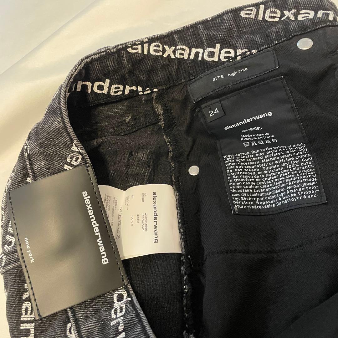 ■ alexander wang Bite ハイライズ ロゴ ショーツ ■