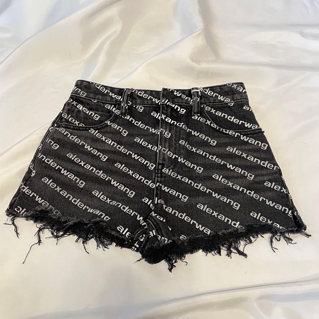 ■ alexander wang Bite ハイライズ ロゴ ショーツ ■