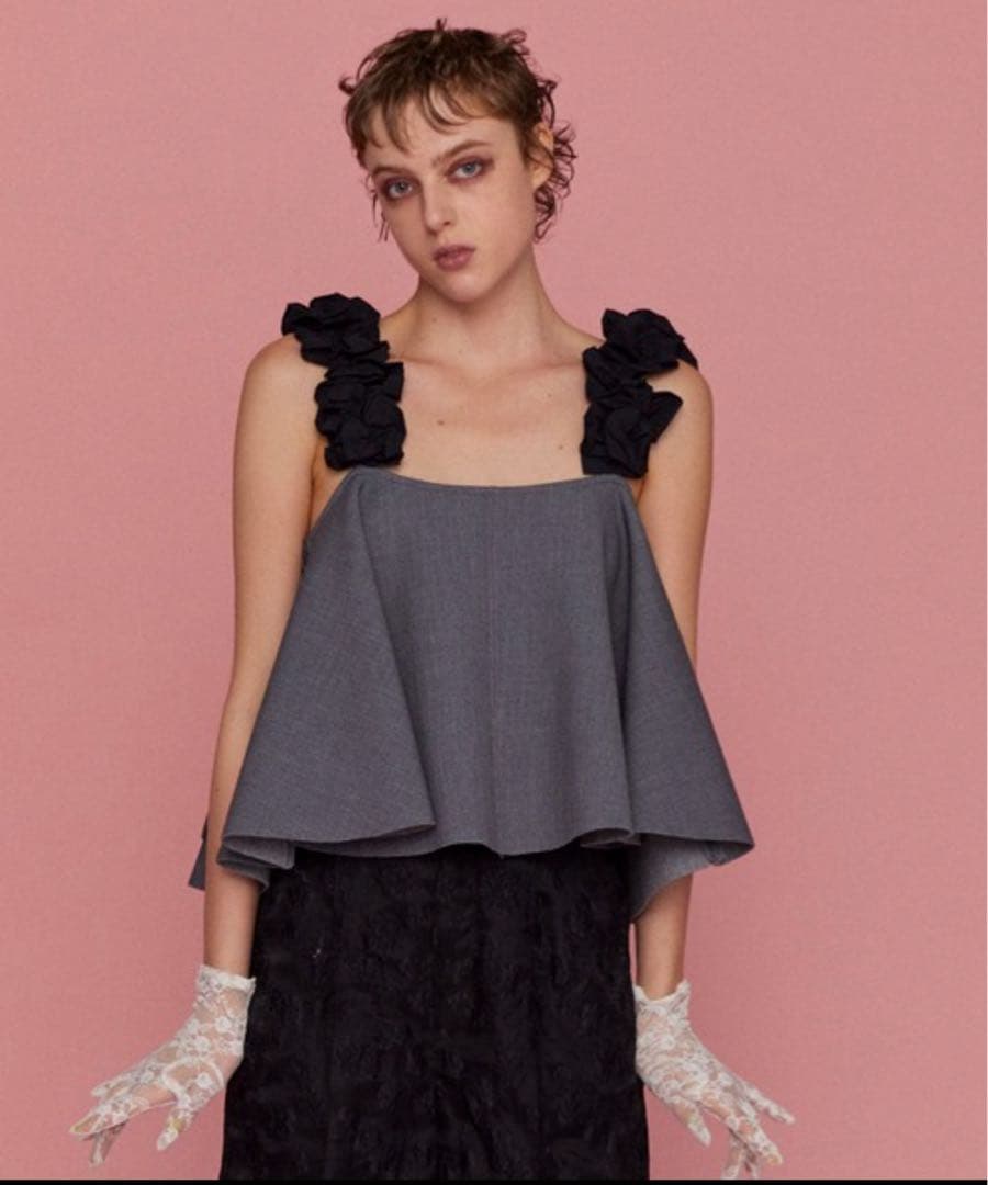 maisonspecialフリル付きグレービスチェ