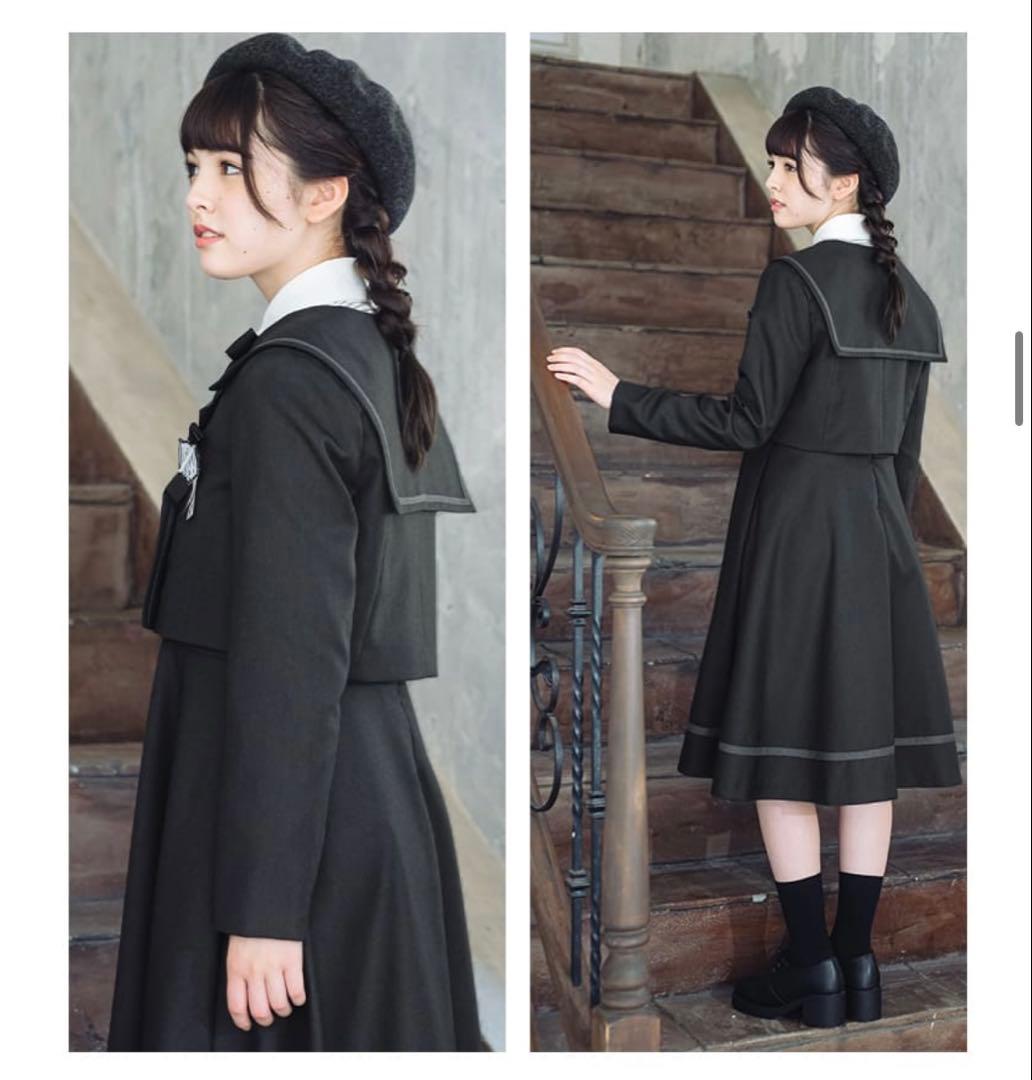 arisana 卒業式 スーツ 女の子 黒150cm セッ