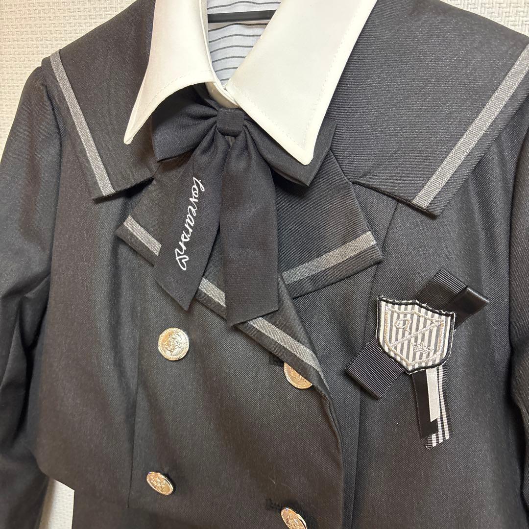 arisana 卒業式 スーツ 女の子 黒150cm セッ