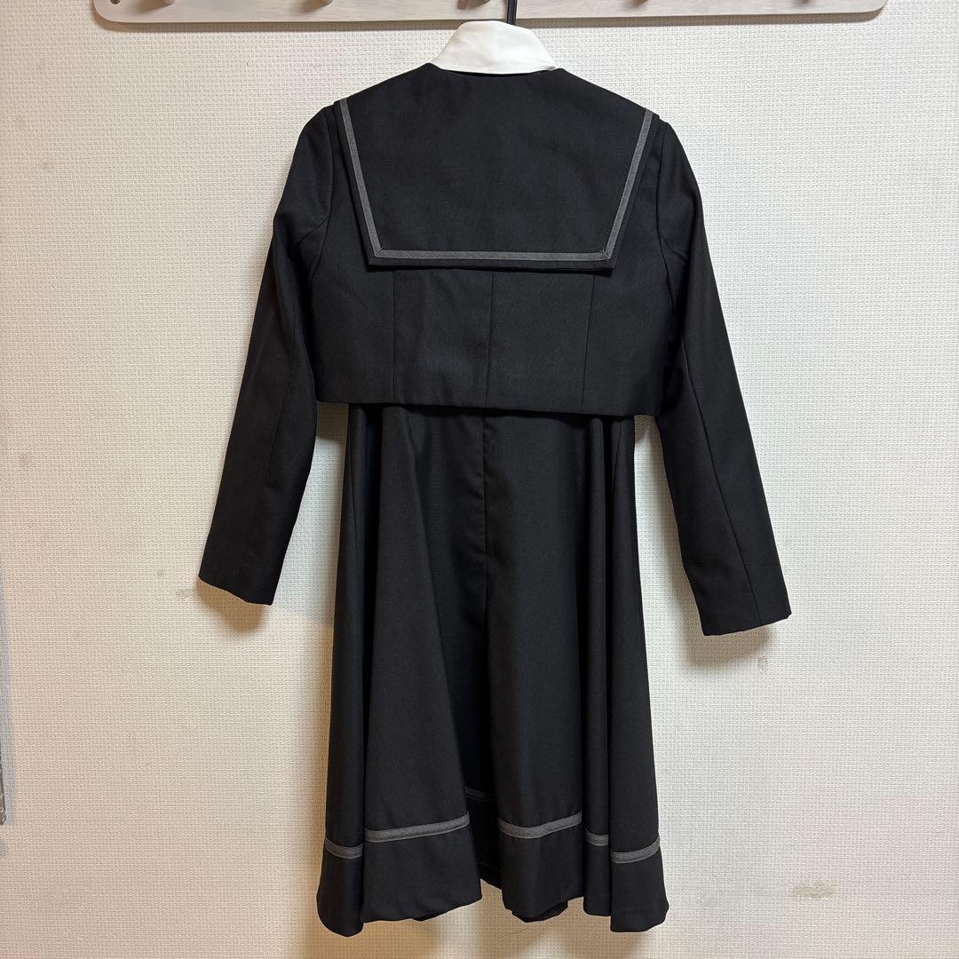 arisana 卒業式 スーツ 女の子 黒150cm セッ