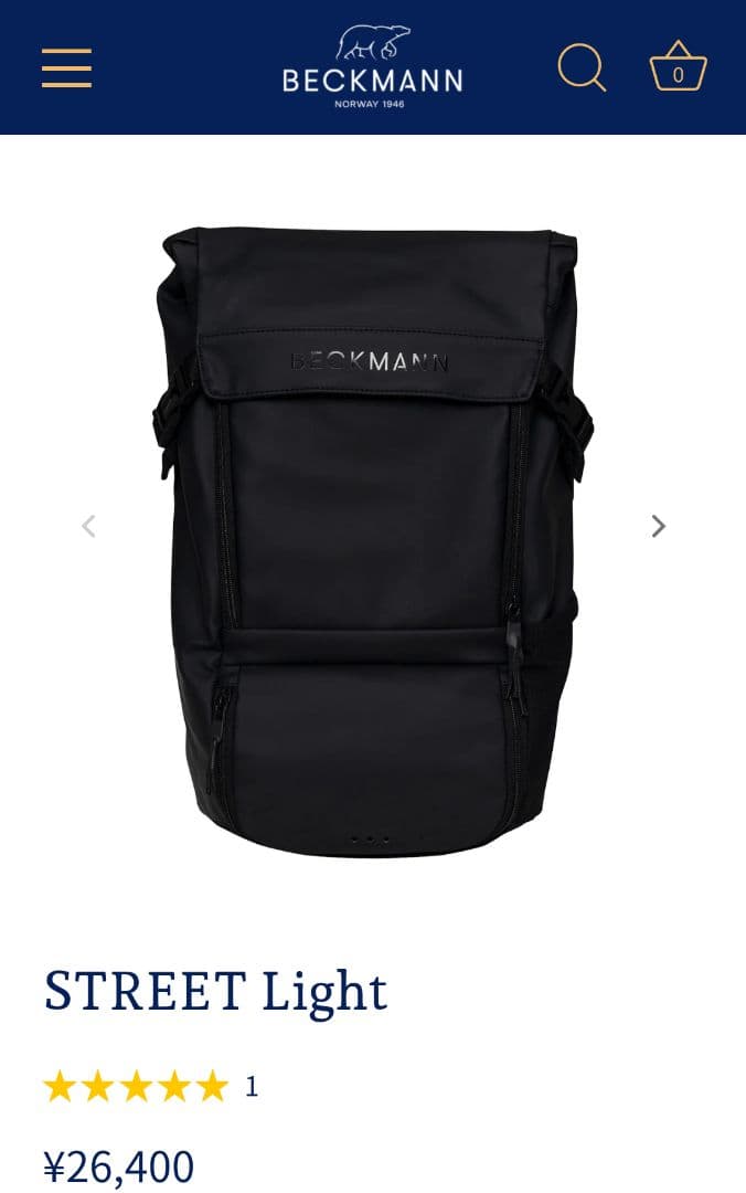 週末値引き［新品］BECKMANN STREET Light ブラック