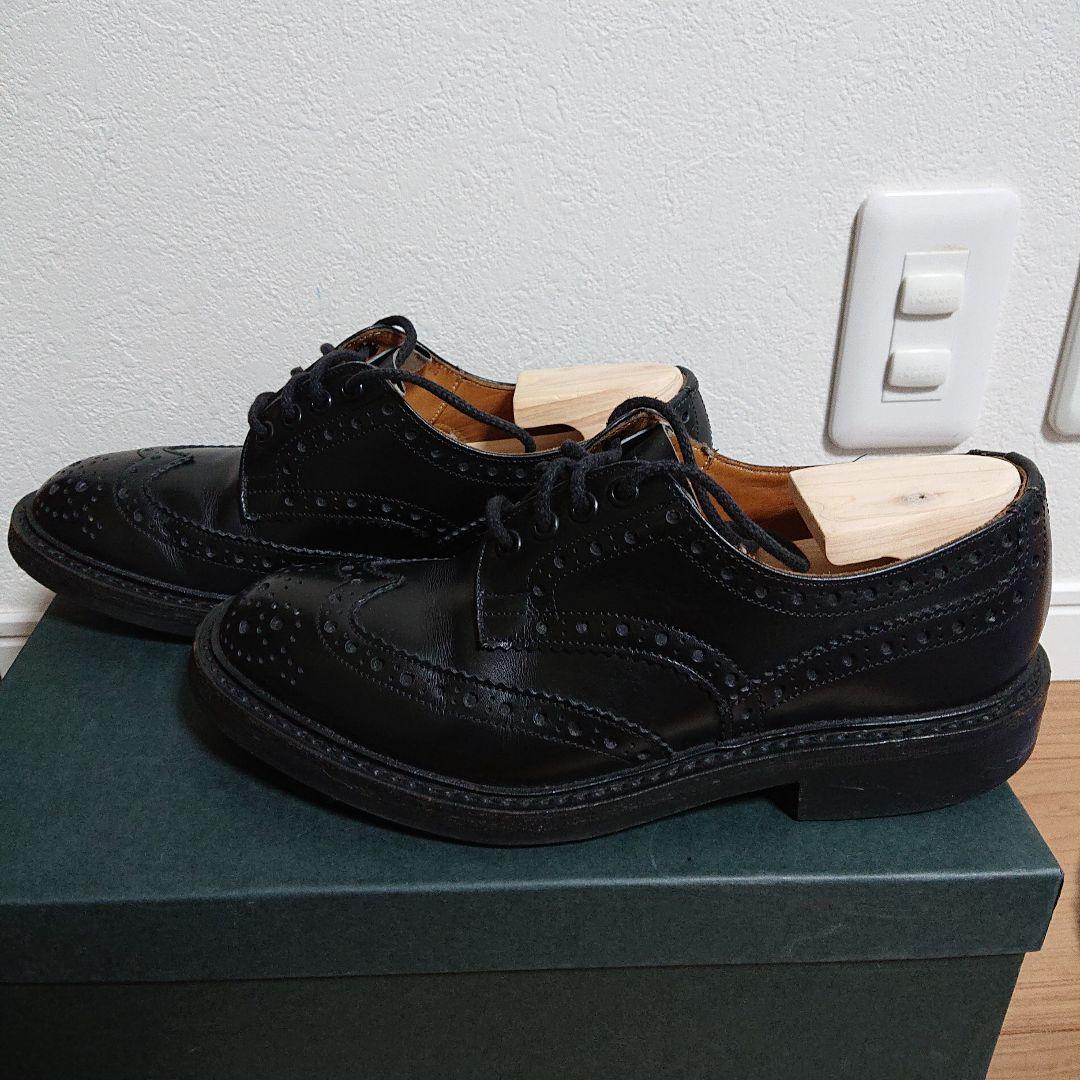 今日まで Tricker's トリッカーズ ウィングチップ シューズ ブラック