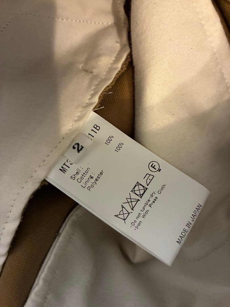 美品【maatee&sons】チノパン ラグジュチノ ベージュ サイズ2 M