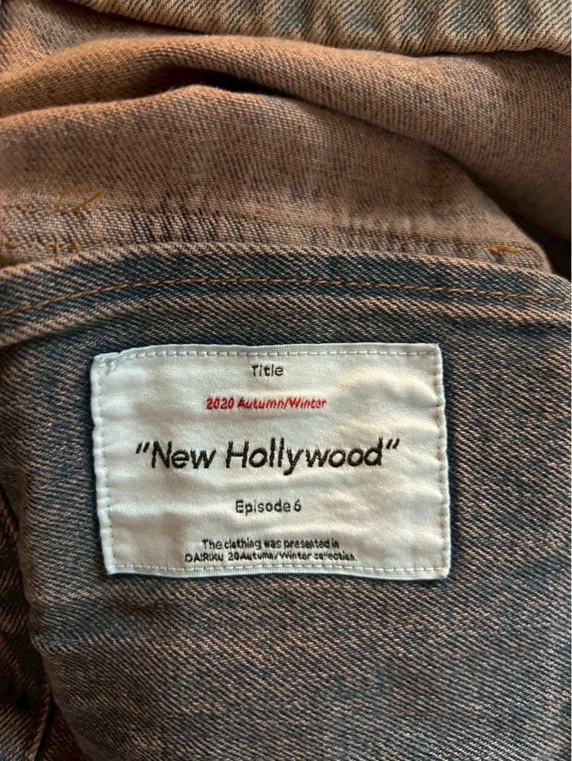 DAIRIKU 20AW デニムカバーオール SALMON PINK