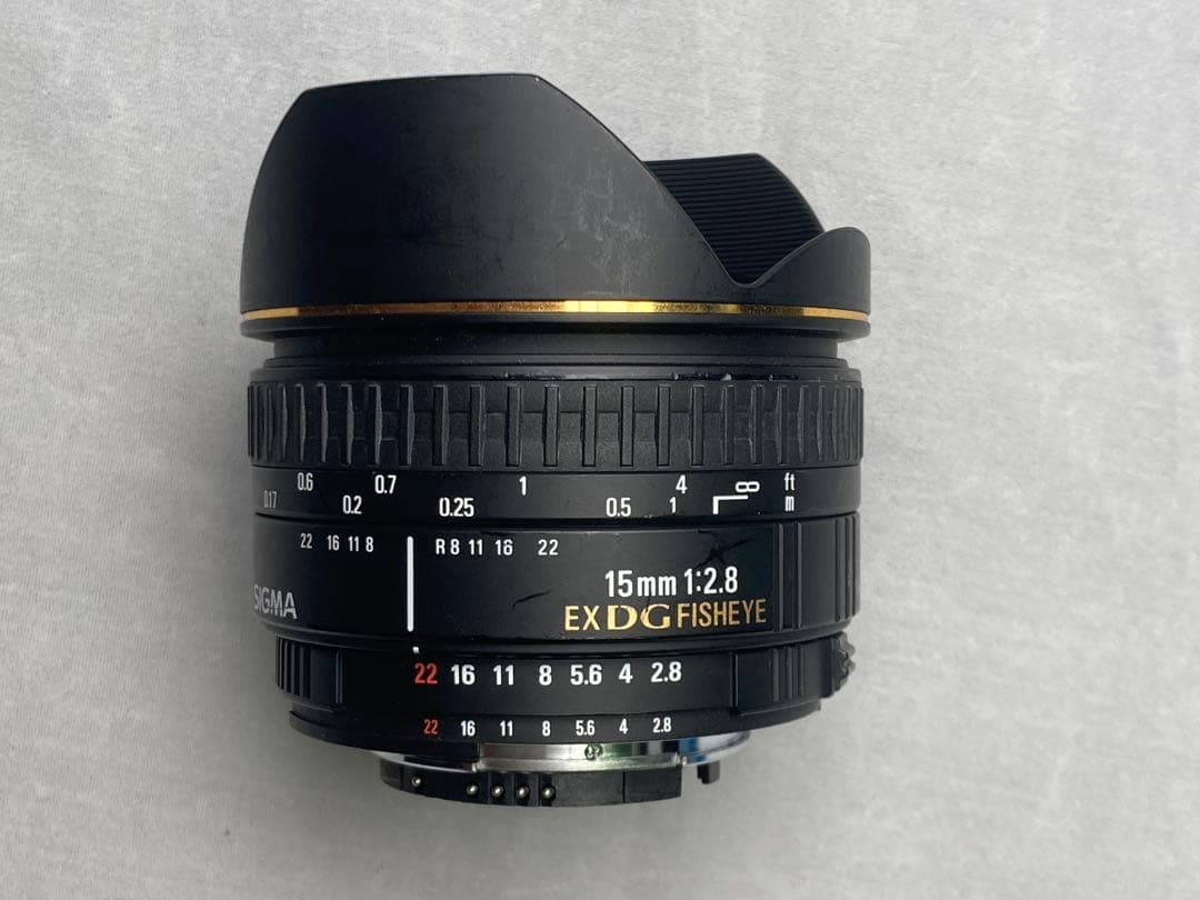 SIGMA 15mm F2.8 EX DG FISHEYE Fマウント