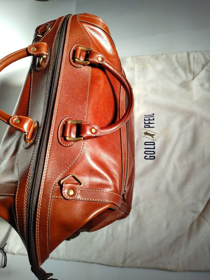 ゴールドファイル　ボストンバッグ