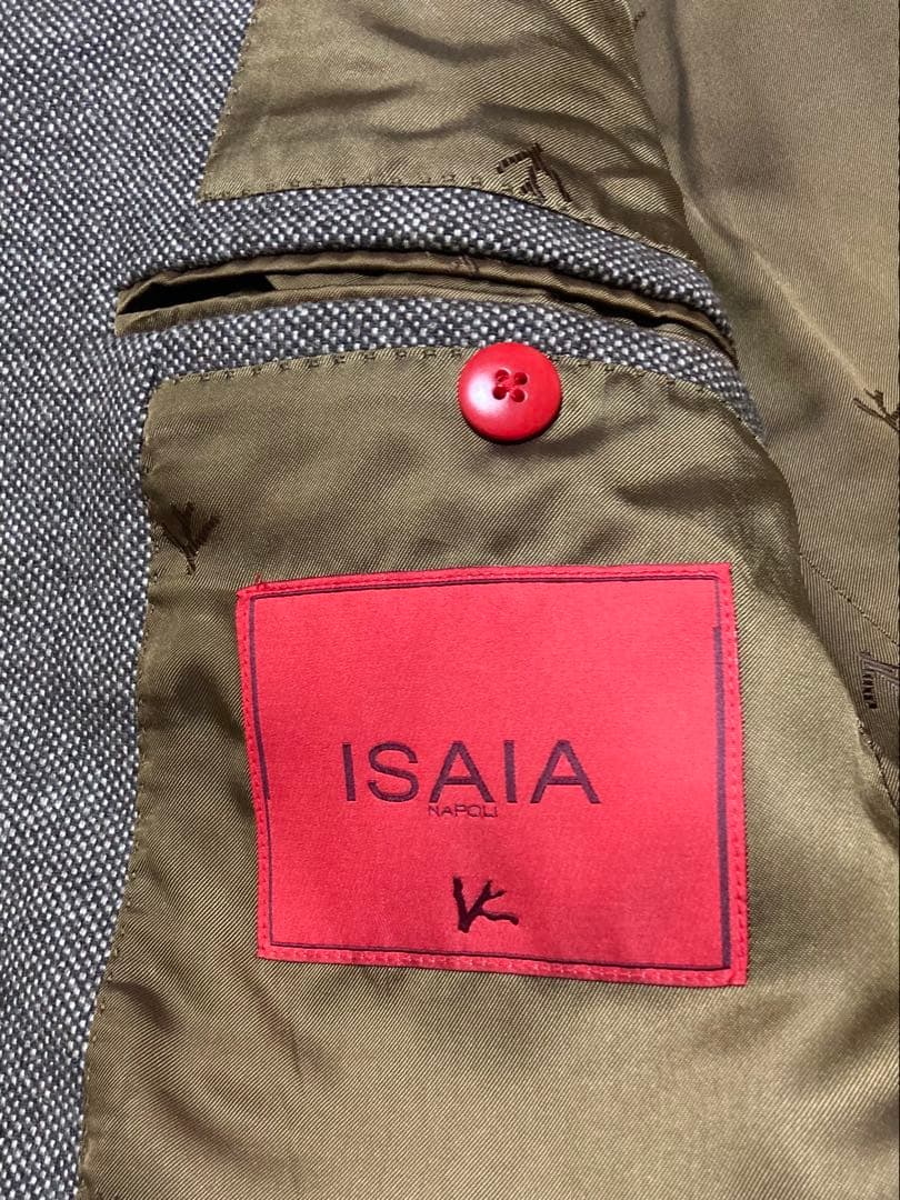 週末セール！美品！イザイア ISAIA 高級ジャケット LANA WOOL 44