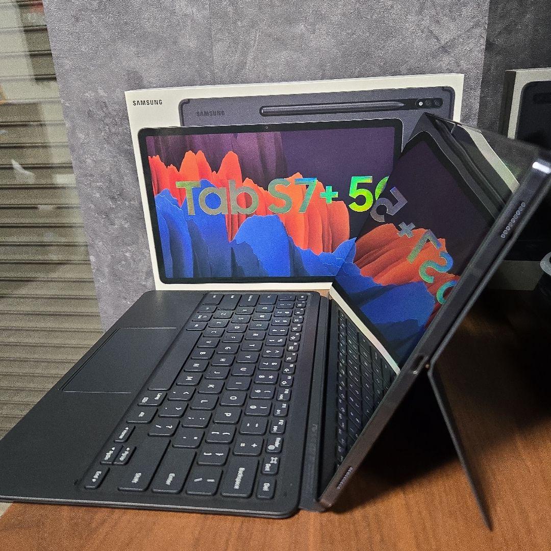 Galaxy Tab S7+5G 8GB/256GB＋純正キーボードカバー