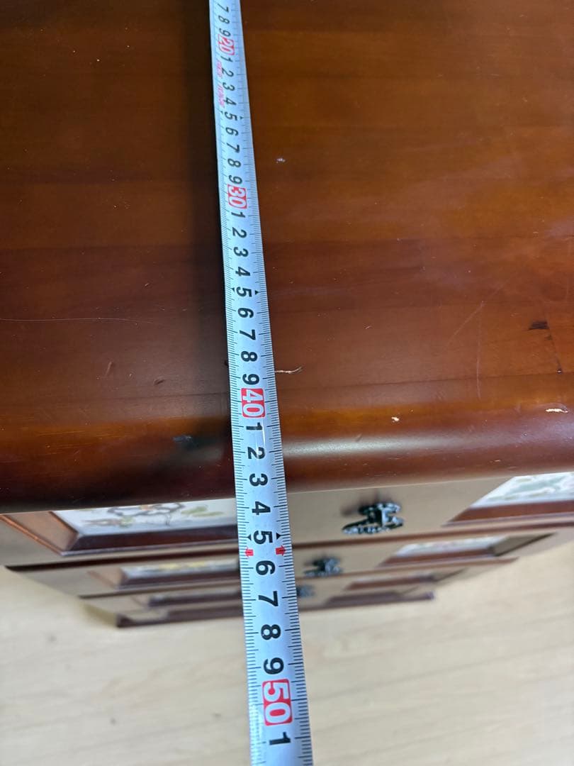 スペインバレンシア家具　タイル　カントリー　チェスト　梱包たのめる便で安心！