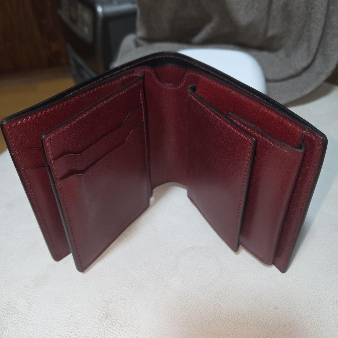 栃木レザーヴォーノアニリン２つ折り財布
