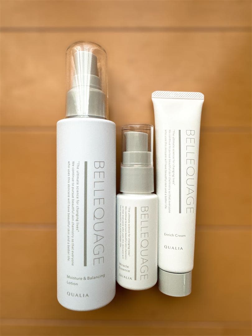 QUALIA BELLEQUAGE 化粧水 美容液 クリーム ３点セット
