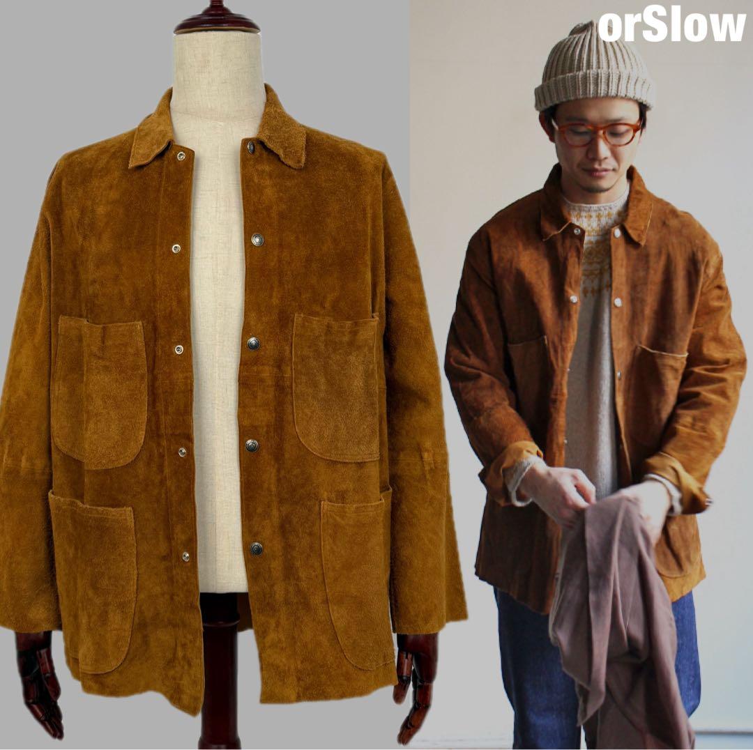 orSlow 牛革 スエード レザー カバーオール オアスロウ vintage